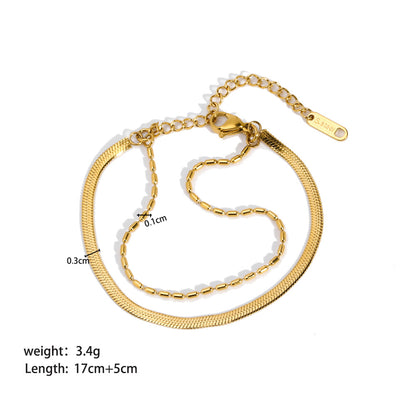 Minimalist Stainless Steel Bracelet Collection