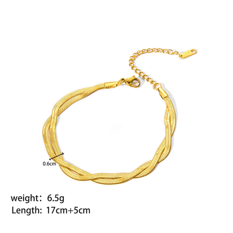 Minimalist Stainless Steel Bracelet Collection