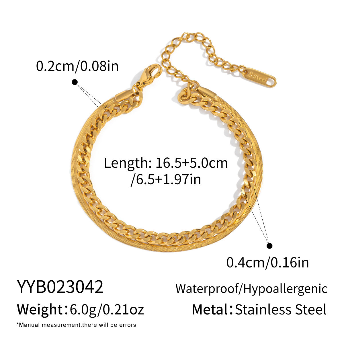 Minimalist Stainless Steel Bracelet Collection