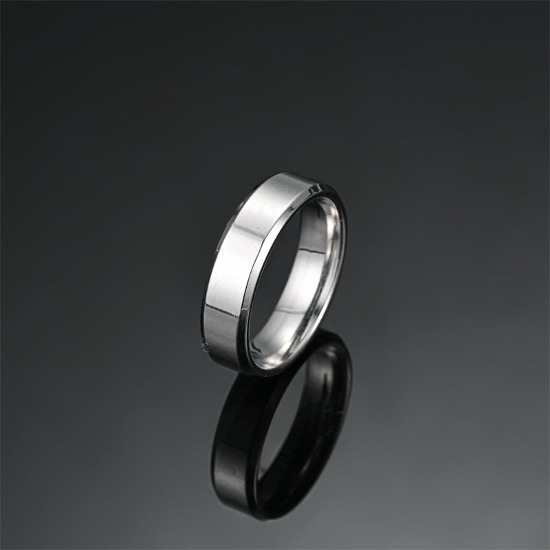 Minimalist Stainless Steel Plain Ring