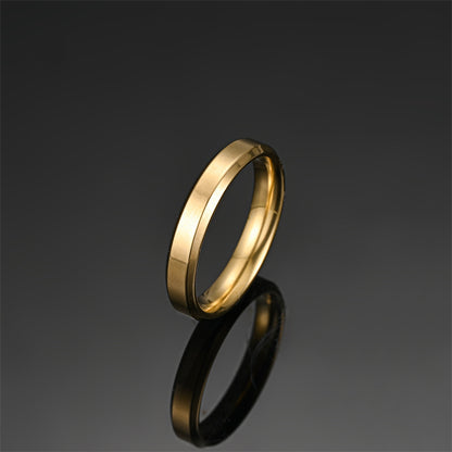 Minimalist Stainless Steel Plain Ring