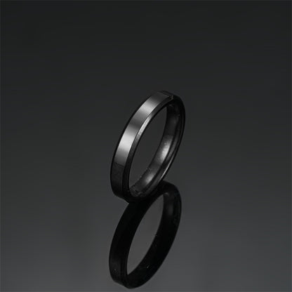Minimalist Stainless Steel Plain Ring