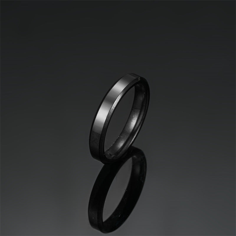 Minimalist Stainless Steel Plain Ring
