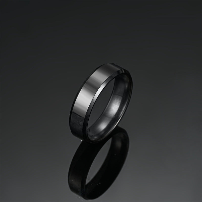 Minimalist Stainless Steel Plain Ring
