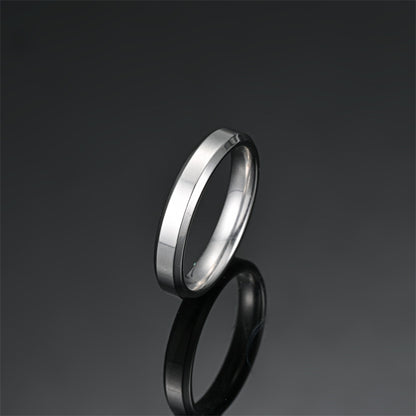 Minimalist Stainless Steel Plain Ring