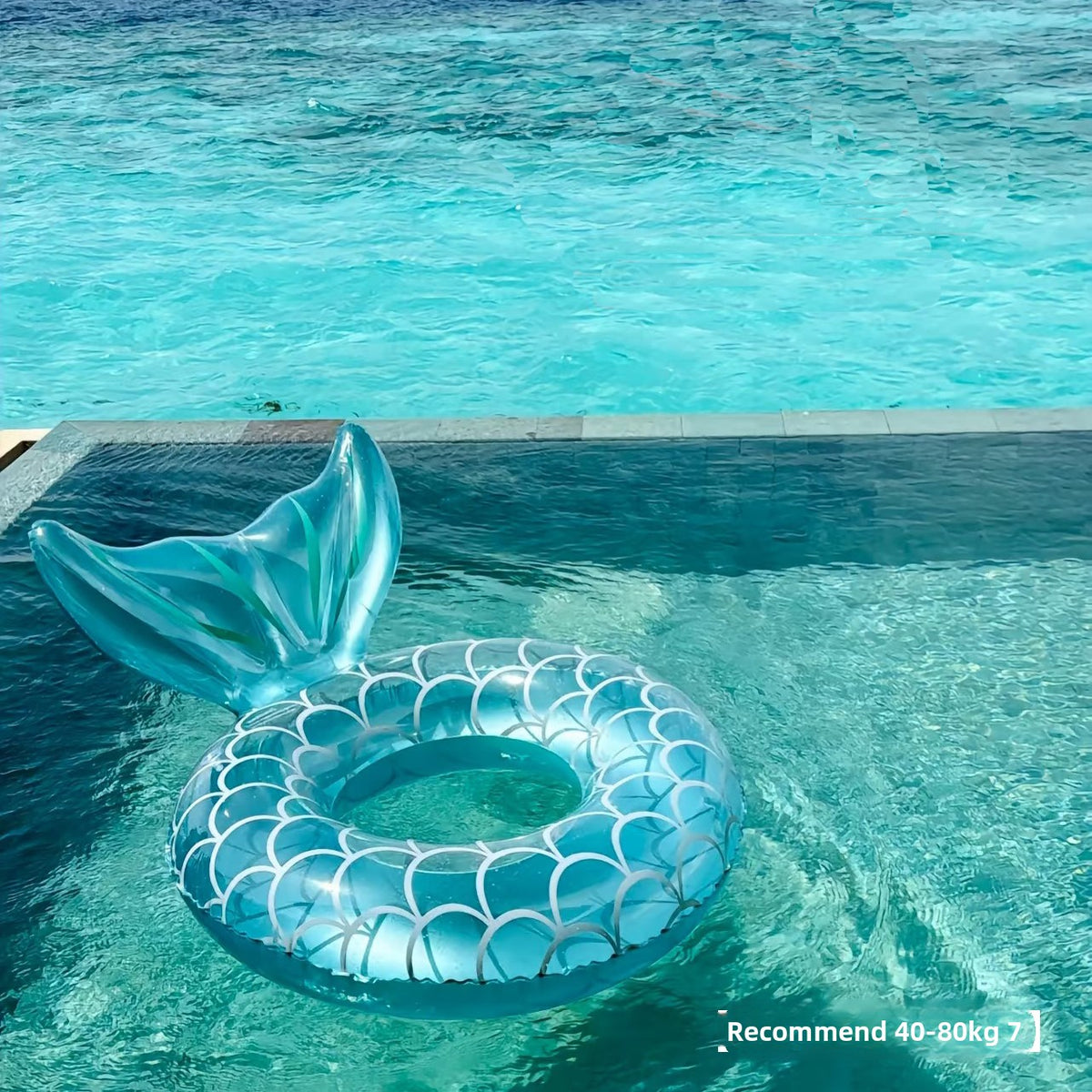 Minimalist-style swimming ring