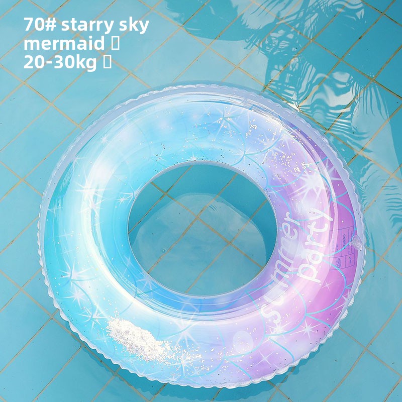 Minimalist-style swimming ring
