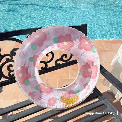 Minimalist-style swimming ring