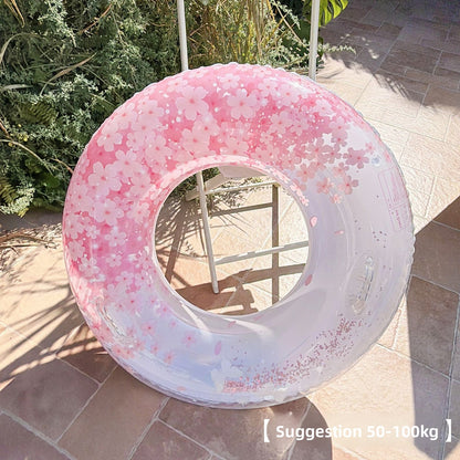 Minimalist-style swimming ring