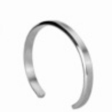 Minimalist Titanium Steel Open Bracelet