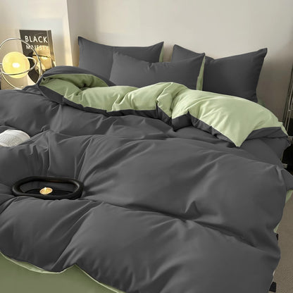 Minimalist Washed Cotton Bedding Set
