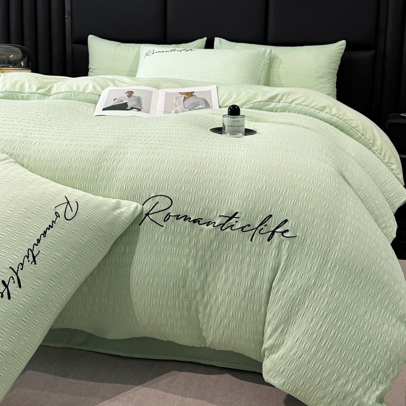 Minimalist Washed Cotton Bedding Set