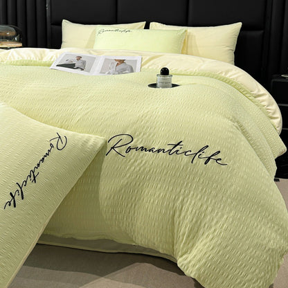 Minimalist Washed Cotton Bedding Set