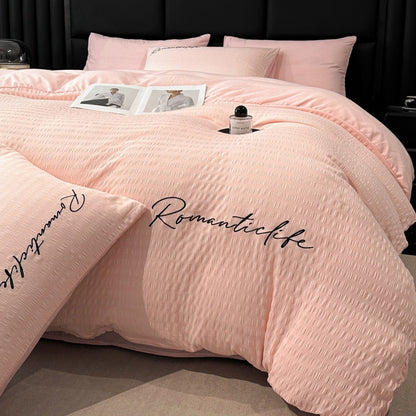 Minimalist Washed Cotton Bedding Set