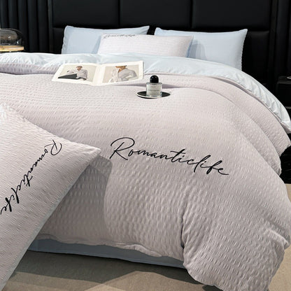 Minimalist Washed Cotton Bedding Set