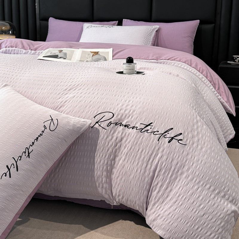 Minimalist Washed Cotton Bedding Set