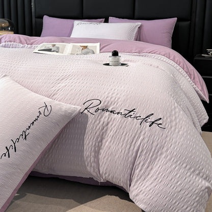 Minimalist Washed Cotton Bedding Set