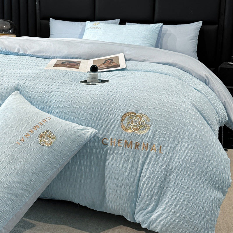 Minimalist Washed Cotton Bedding Set