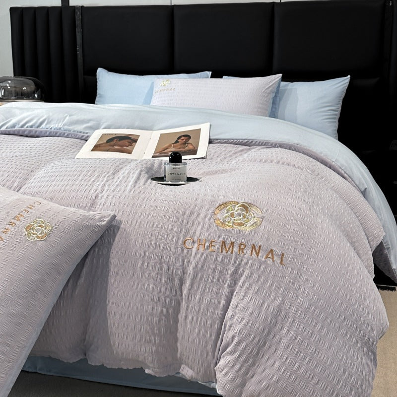 Minimalist Washed Cotton Bedding Set