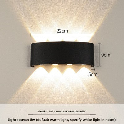 Minimalist Waterproof LED Wall Light