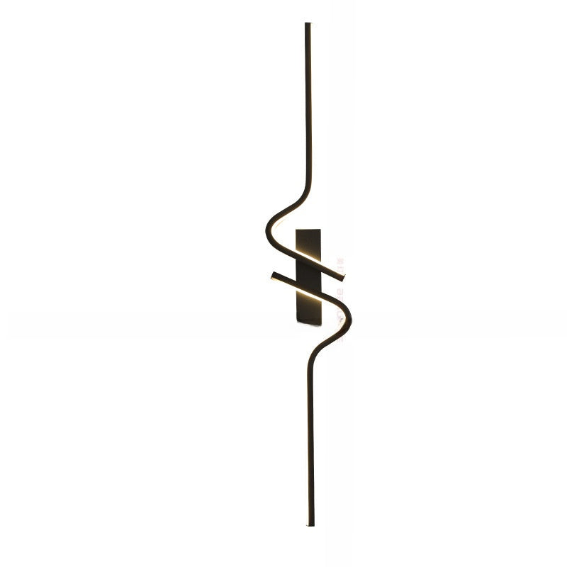 Minimalist Wave LED Wall Lamp for Home Decoration
