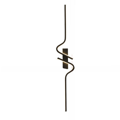 Minimalist Wave LED Wall Lamp for Home Decoration
