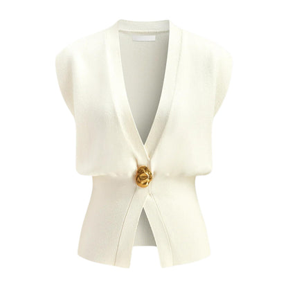 Miniscan V-Neck Cardigan