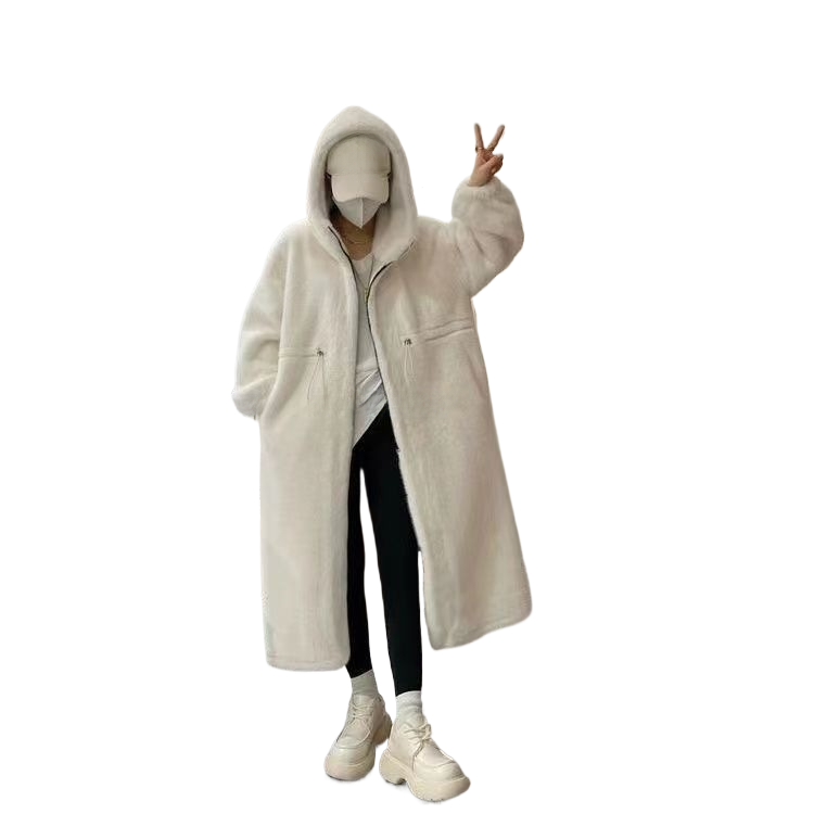 Mink fur coat