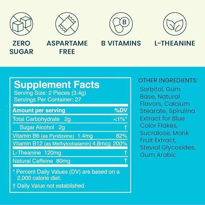 Mint Energy Caffeine Tablets