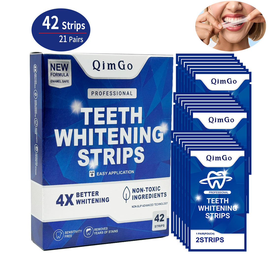 Mint Teeth Whitening Strips