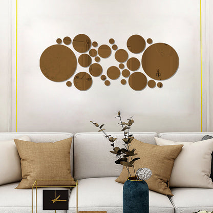 Mirror Acrylic Circle Wall Decals