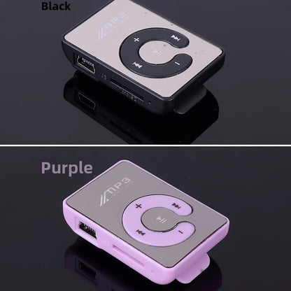 Mirror Clip MP3 Player with TF Card Support