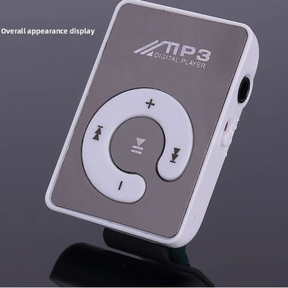 Mirror Clip MP3 Player with TF Card Support