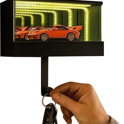 Mirror LED Wall Mount Key Holder