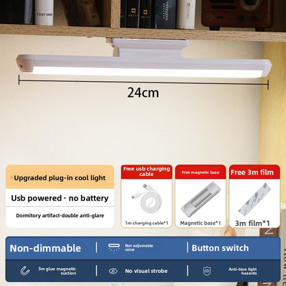 Mirror-mounted LED rechargeable wall lamp