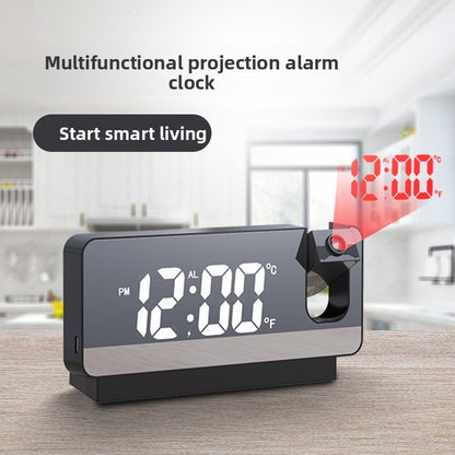 Mirror projection alarm clock