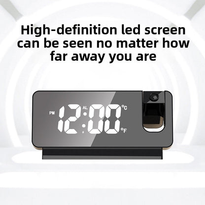 Mirror projection alarm clock