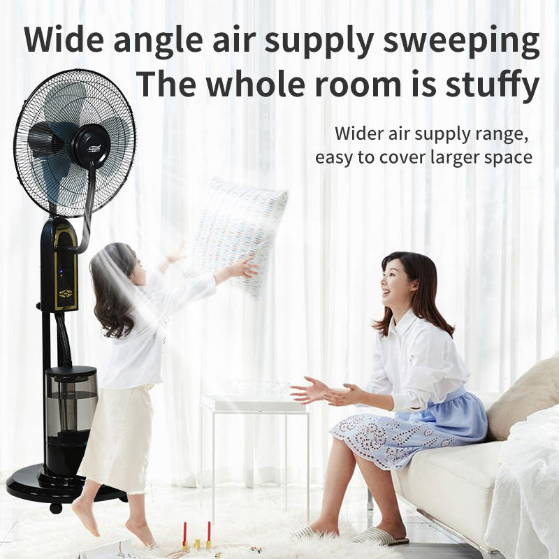 Mist Cooling Fan with Humidification