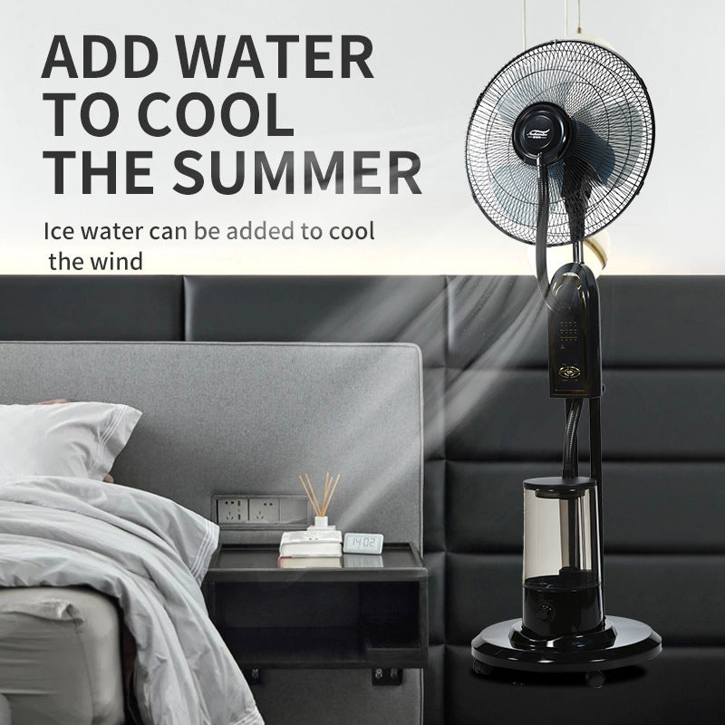 Mist Cooling Fan with Humidification