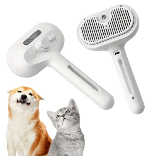 Misting Cat Brush with Spray