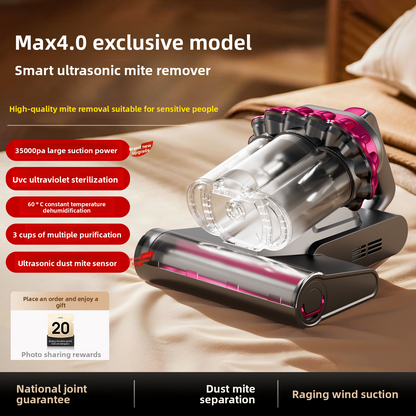 Mite removal machine