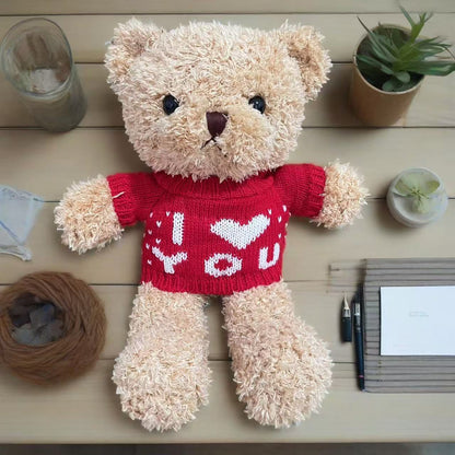 Mittens teddy bear figurine
