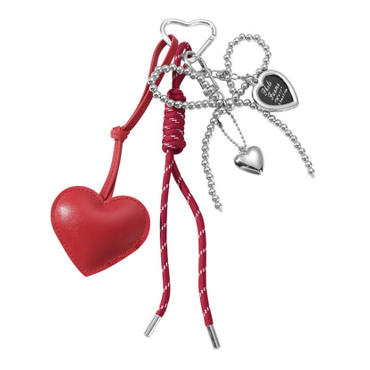 Miu Style Beaded Bow Keychain