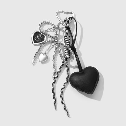 Miu Style Beaded Bow Keychain