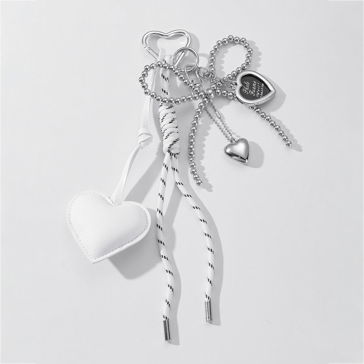 Miu Style Beaded Bow Keychain