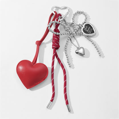 Miu Style Beaded Bow Keychain