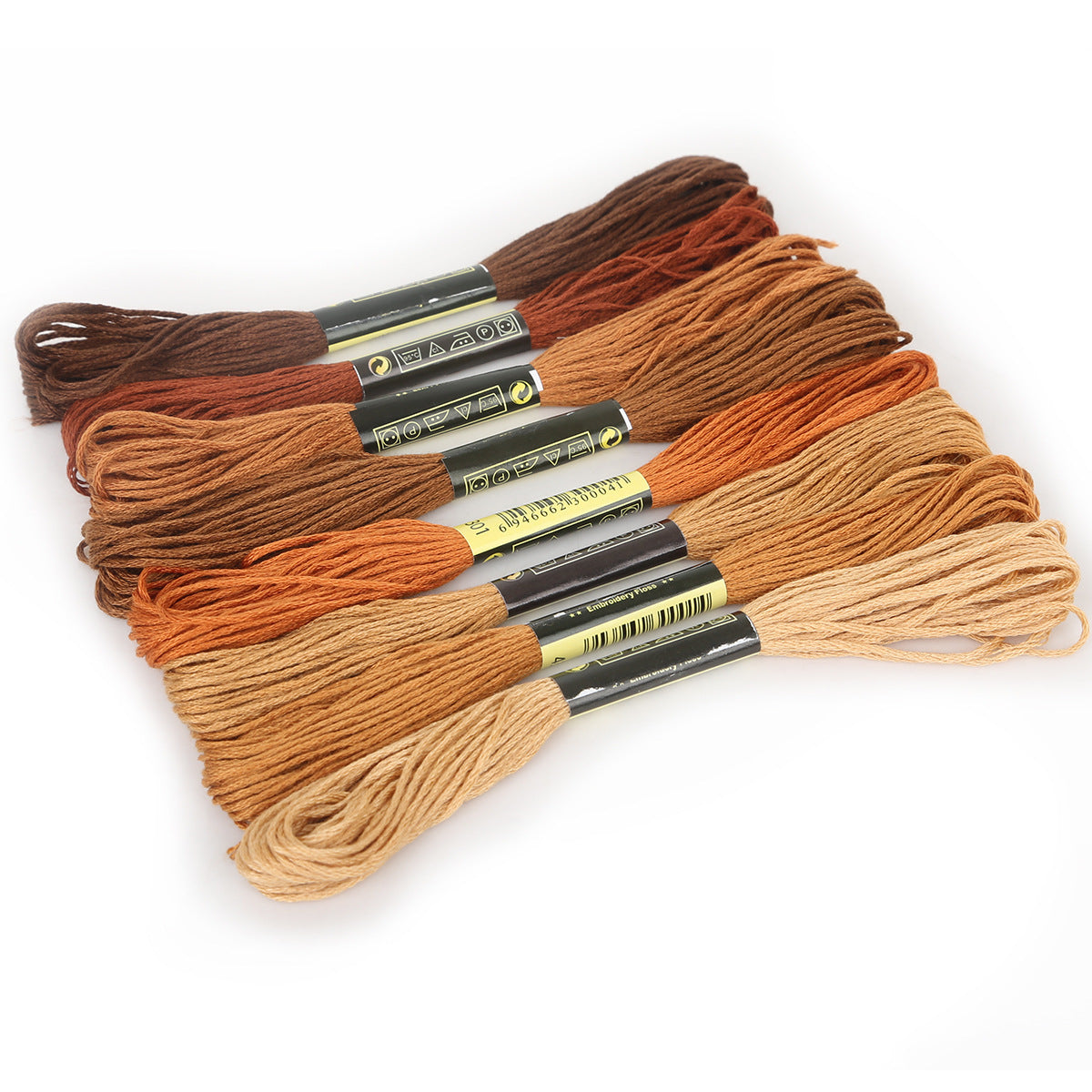 Mixed cross-stitch thread matching and replacement