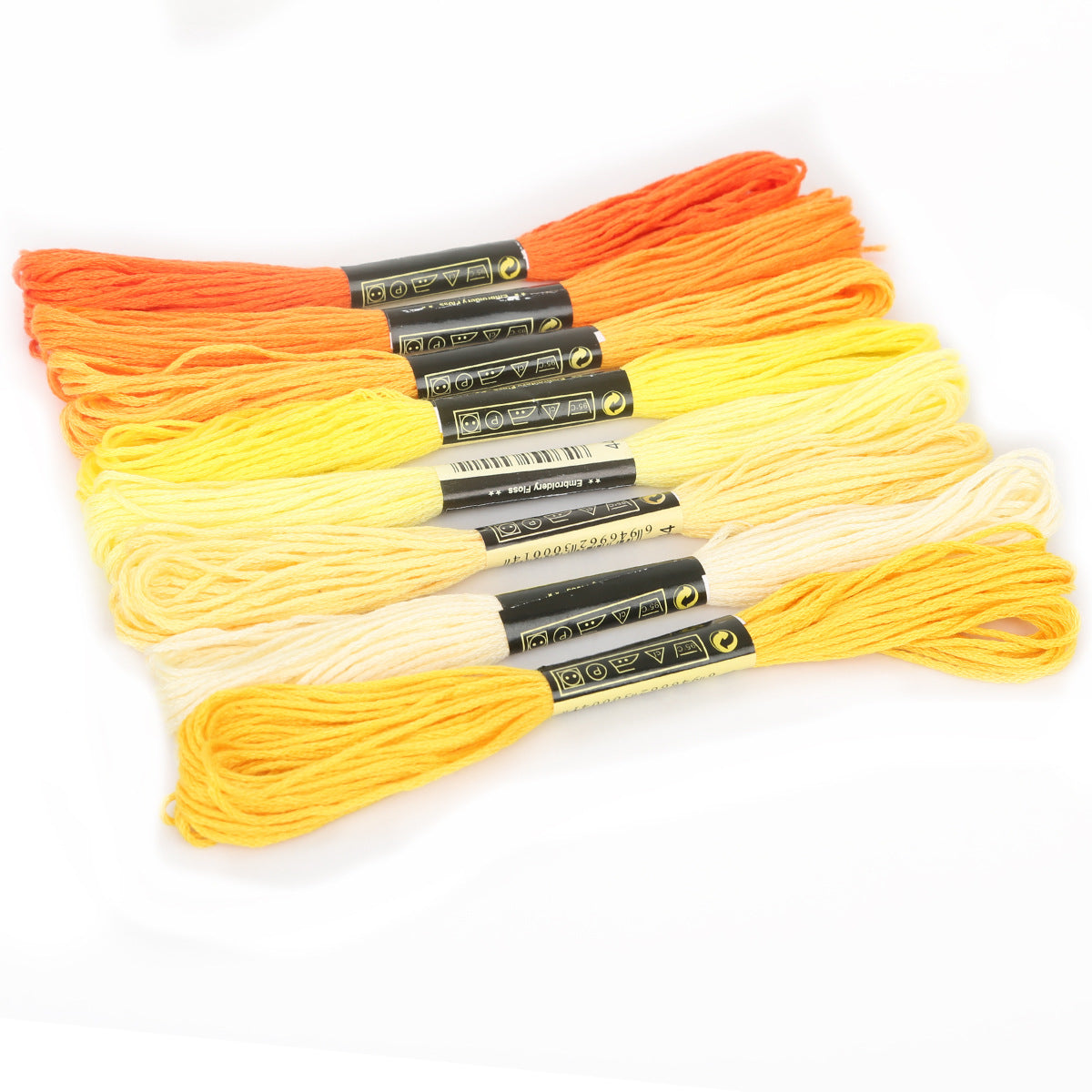 Mixed cross-stitch thread matching and replacement