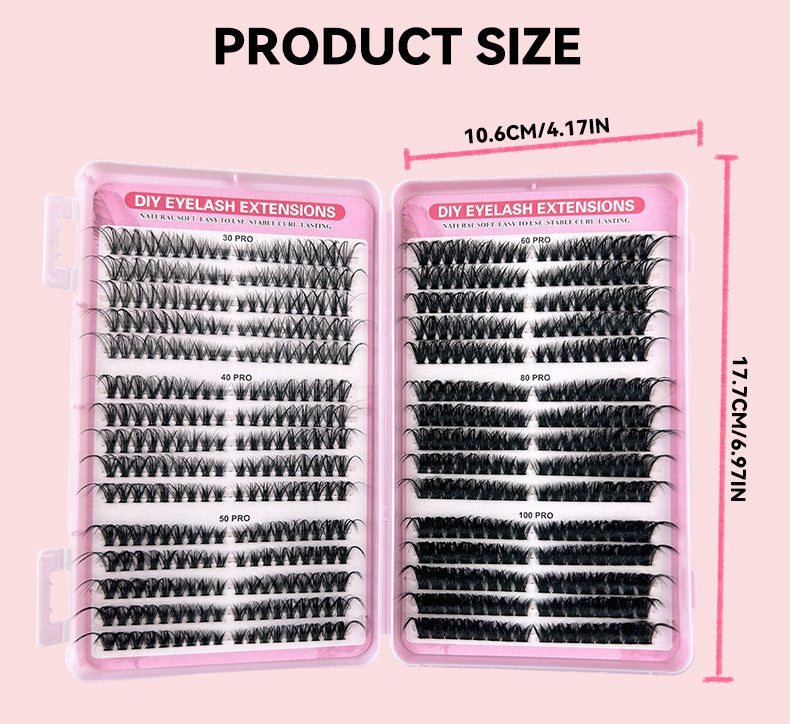 Mixed Segmented DIY False Eyelashes Book