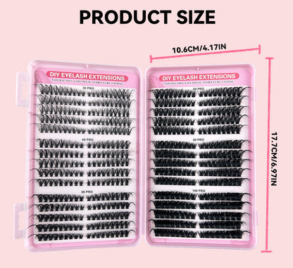 Mixed Segmented DIY False Eyelashes Book